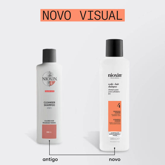 Shampoo para Cabelos Coloridos e Danificados Sistema 4 Nioxin